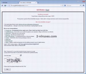 keyholder ransomware