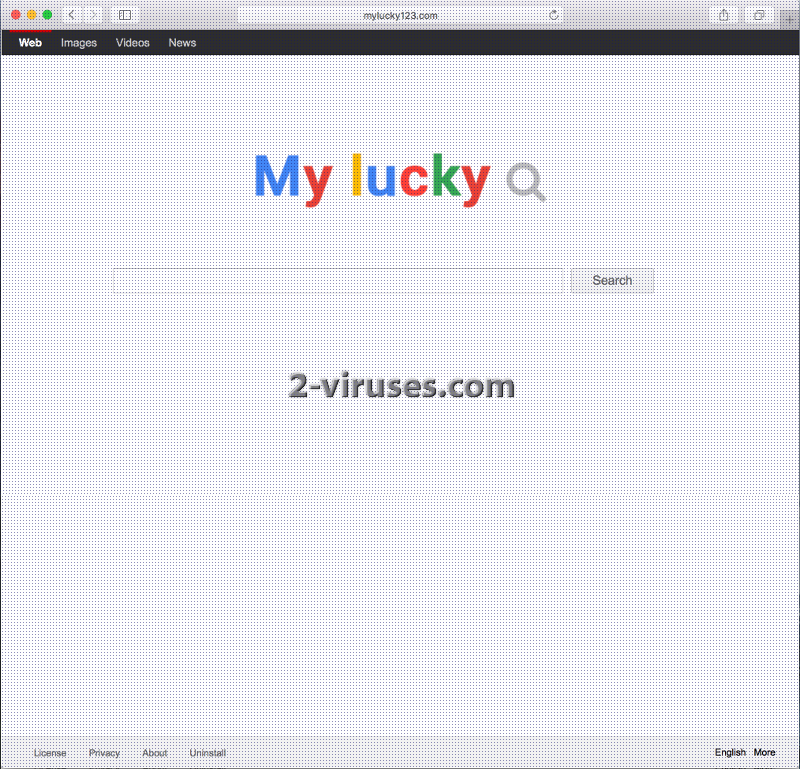 Mylucky123.com Virus