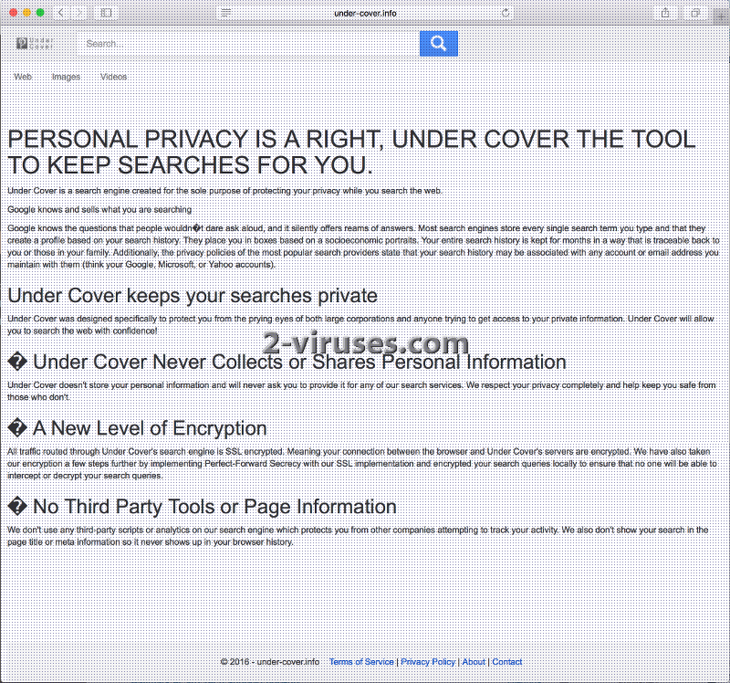 Under-cover.info Virus