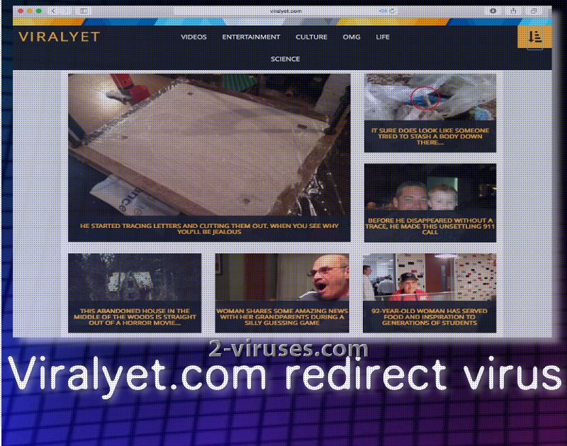 Viralyet.com – ett omdirigerande virus