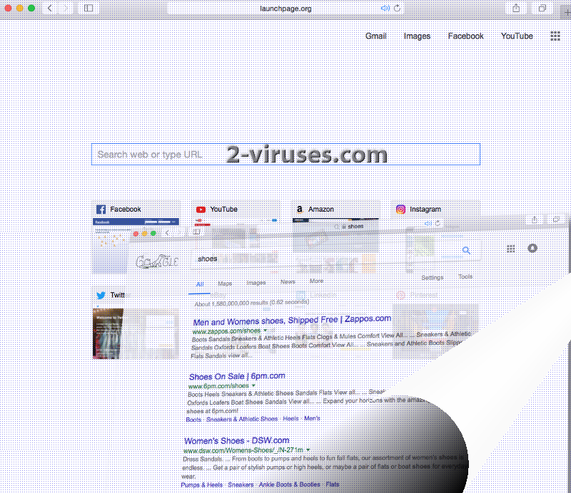 Launchpage.org virus