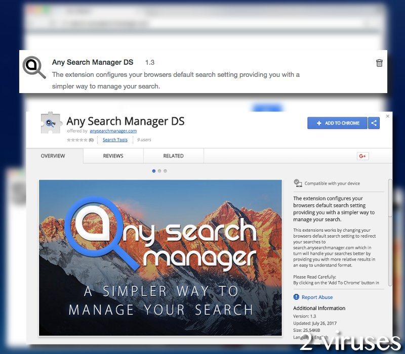 Anysearchmanager.com virus