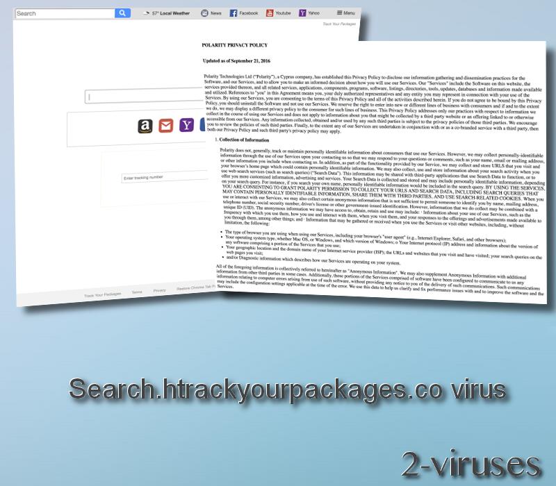 Search.htrackyourpackages.co virus remove