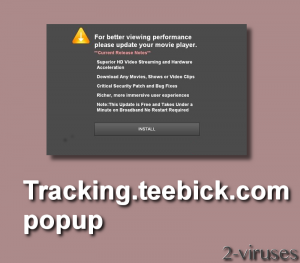 Tracking.teebick.com popup