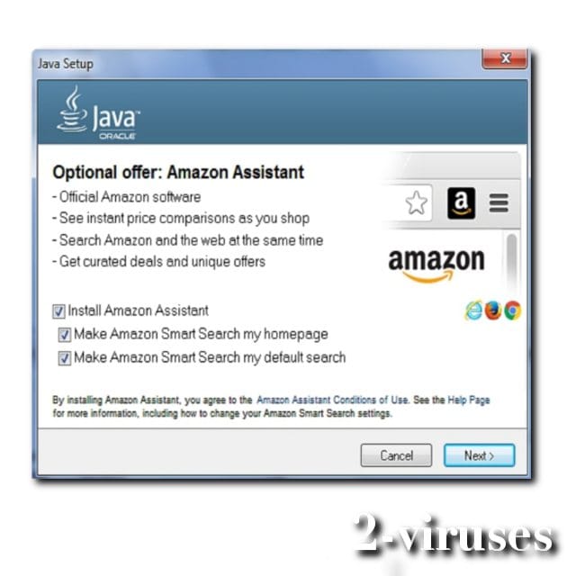Amazon Assitant installation java