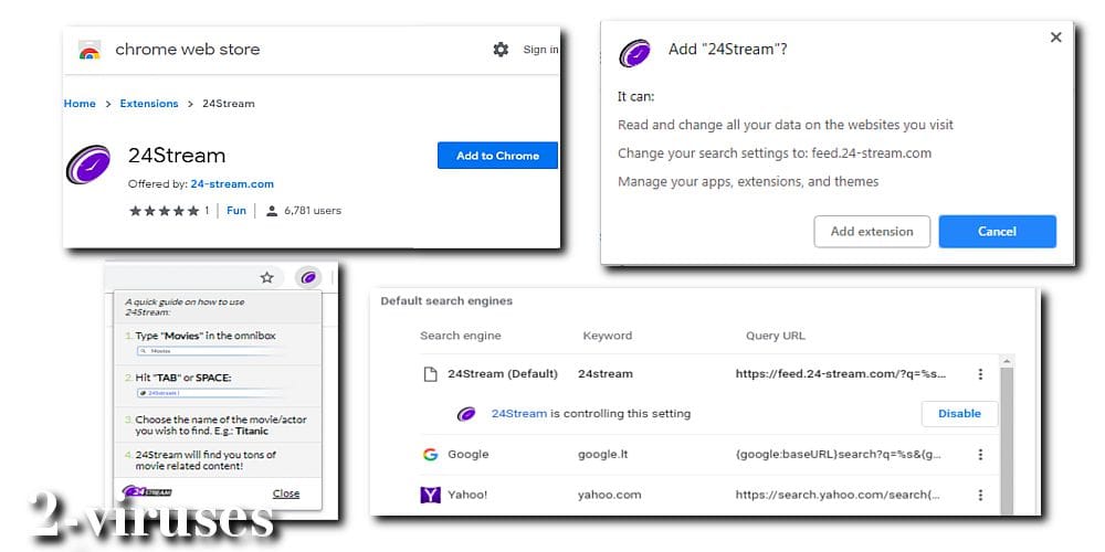 24stream chrome extension intallation