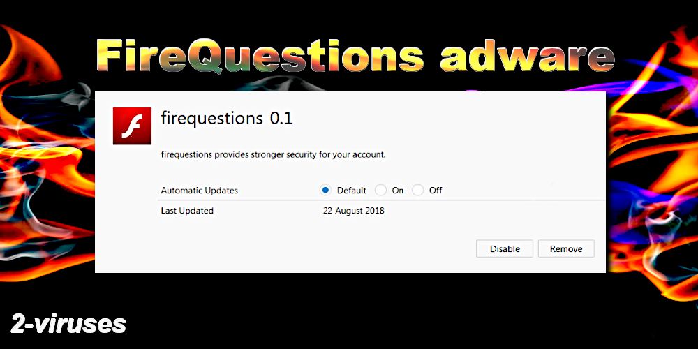 FireQuestions adware virus infection